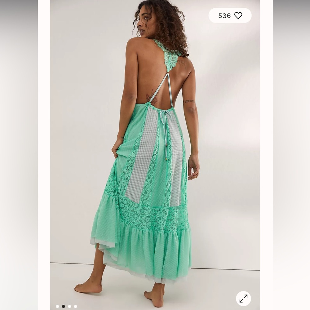 Free people HAH I'll Take You Farrer Slip NWT size xs/s